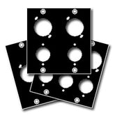 Middle Atlantic COMBO UCP Panel with Universal XLR Male & Female Punchouts